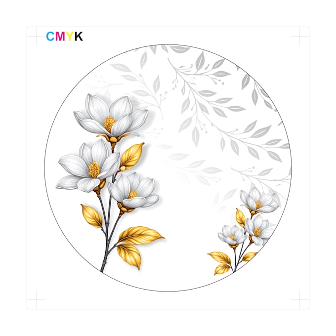design print ready surface pattern for plates and dinnerware