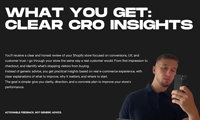 audit your shopify store for conversions, UX and performance