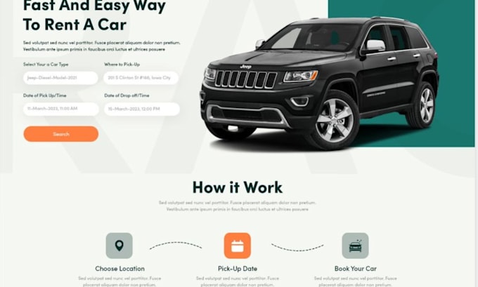 do car wash website, auto detailing website auto or auto care logo
