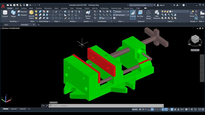Design mechanical parts, 2d technical cad drawing, 3d modeling in ...