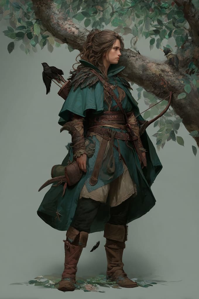illustrate a professional rpg fantasy