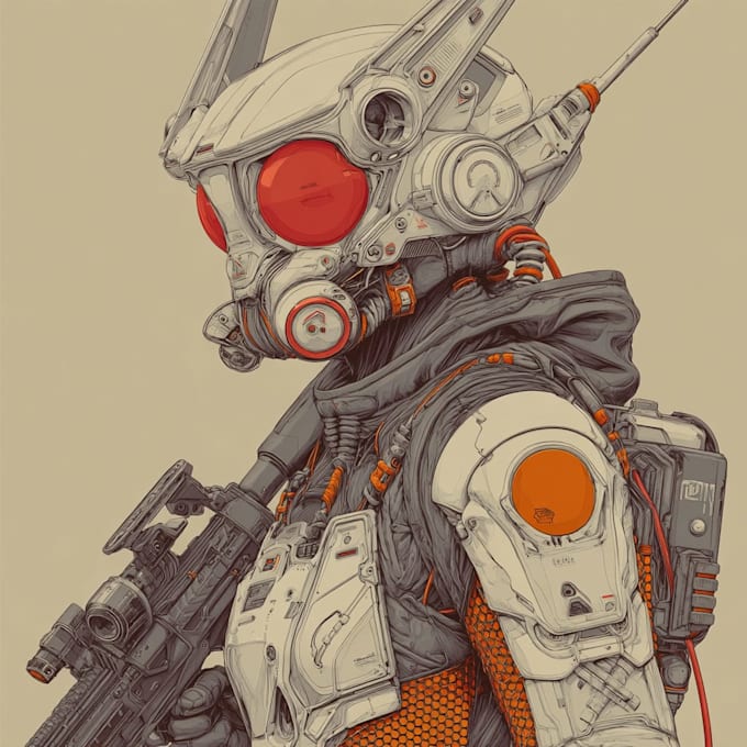 draw sci fi illustration and sci fi sci fi illustration