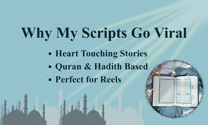 write emotional islamic scripts for youtube and reels