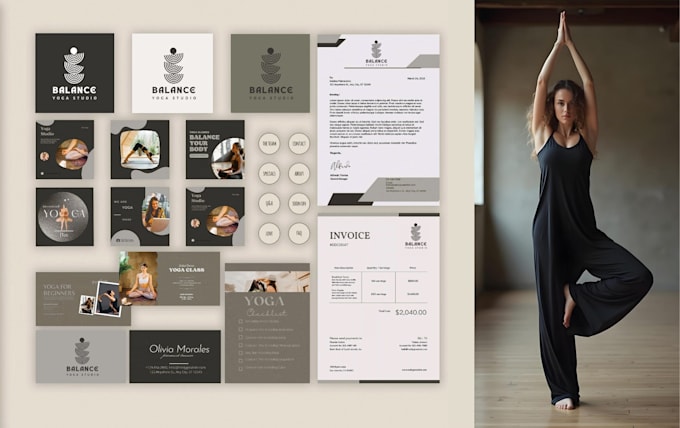 design modern logo and brand identity design or branding kit