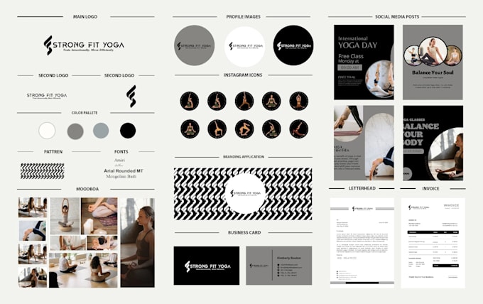 design modern logo and brand identity design or branding kit