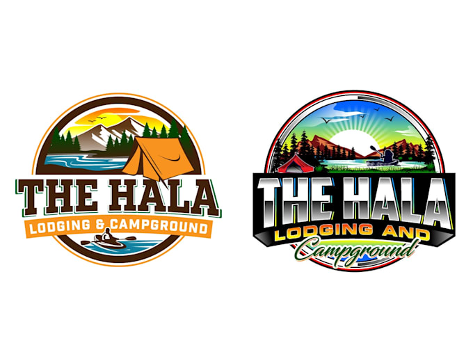 design excellent campground logo