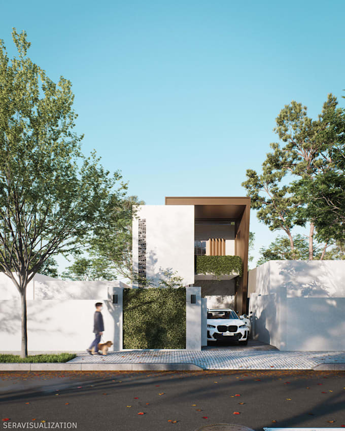 design photorealistic interior and exterior rendering