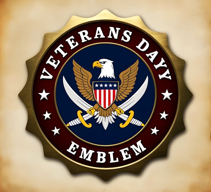 design high quality veteran logo in high definition