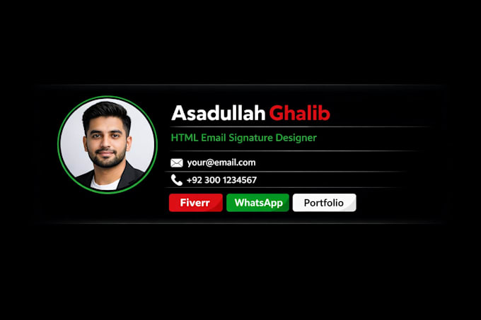 create a clickable html email signature or html email footer