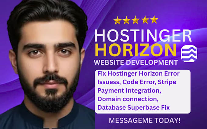 fix hostinger horizon supabase database error fix email issues integrate stripe