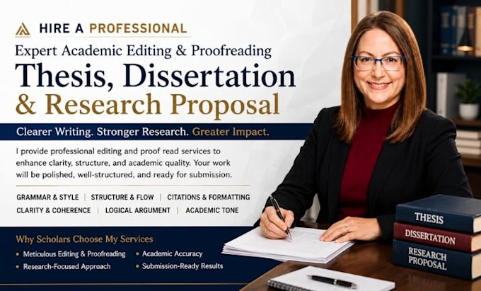edit and proofread thesis, dissertation, and research proposal