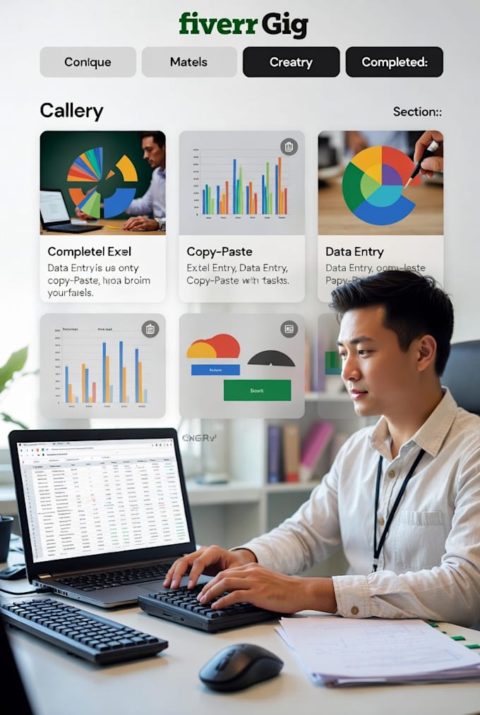 provide accurate data entry, excel, copy paste services