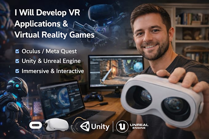 develop VR applications virtual reality games
