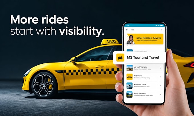 develop taxi booking app, ride sharing app, taxi app, car app