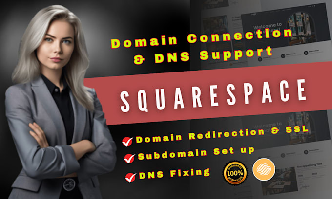 connect domain to squarespace, godaddy or shopify, fix dns, email set up