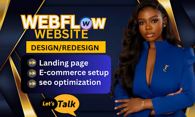 design and develop webflow website, figma to webflow, responsive webflow landing