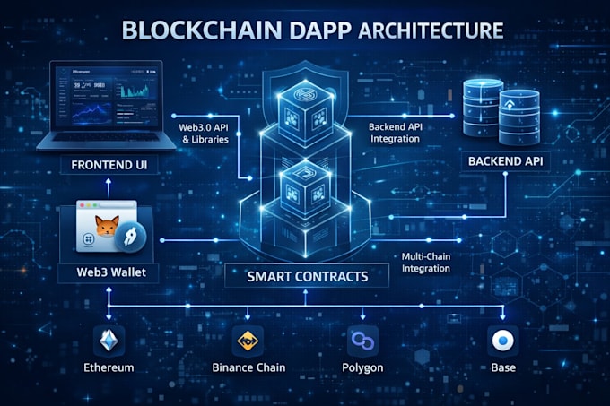 develop blockchain smart contracts and web3 applications