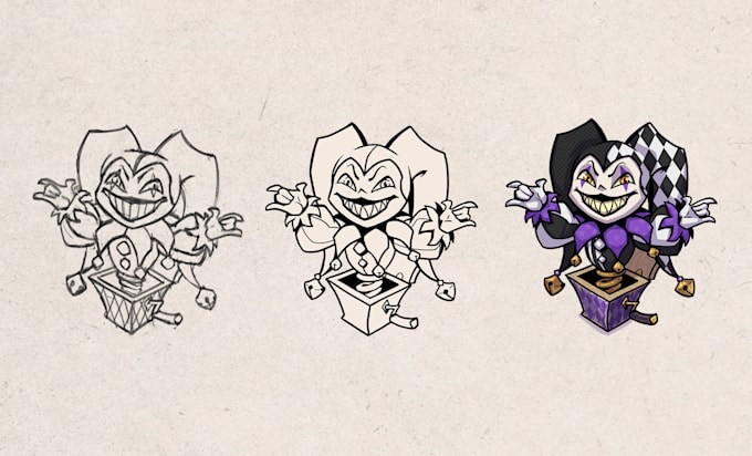 create a unique gothic mascot character