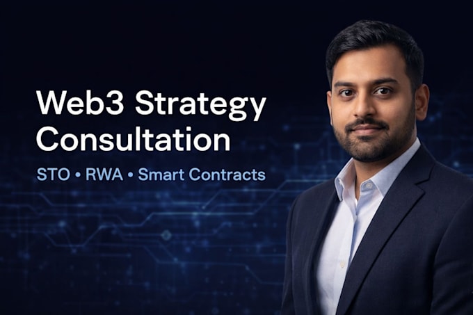 provide expert consultation for sto, rwa tokenization and web3 business models