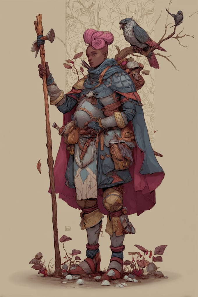 dnd character art and dnd character art