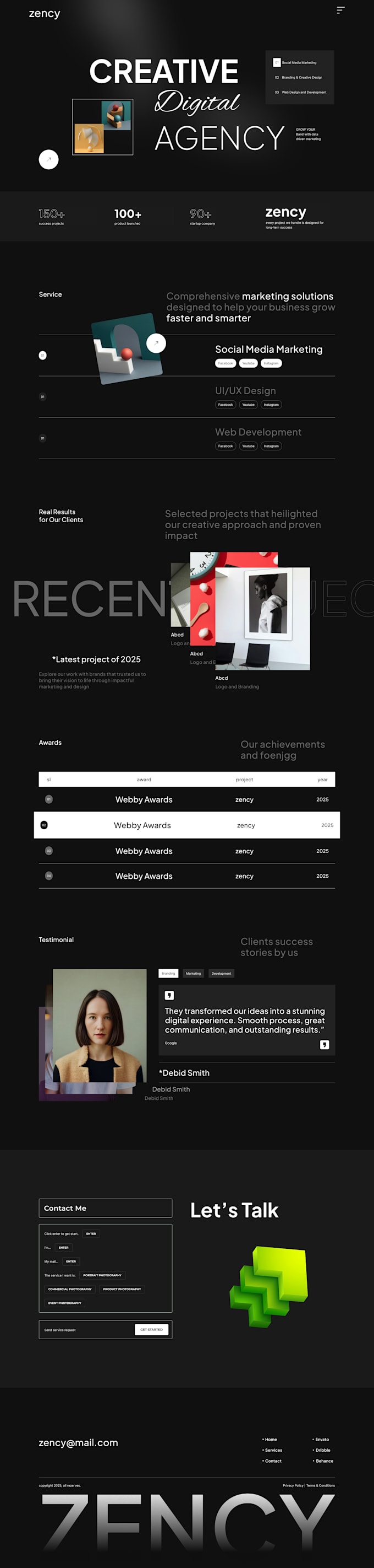 modern UI UX design