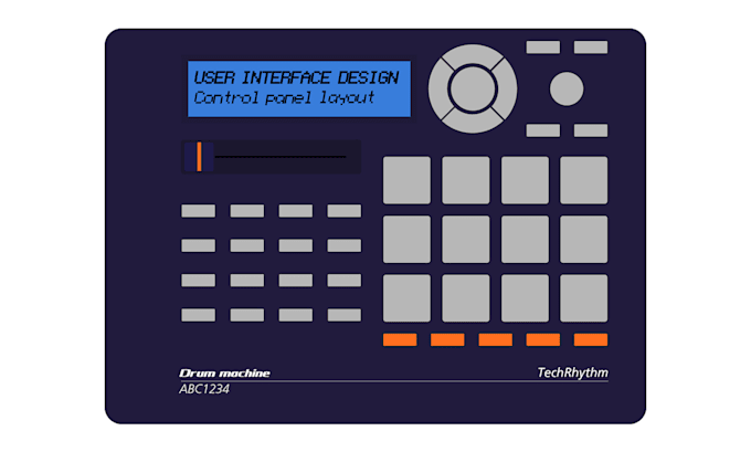 Hardware interface front panel layout design by Tech_rhythm | Fiverr