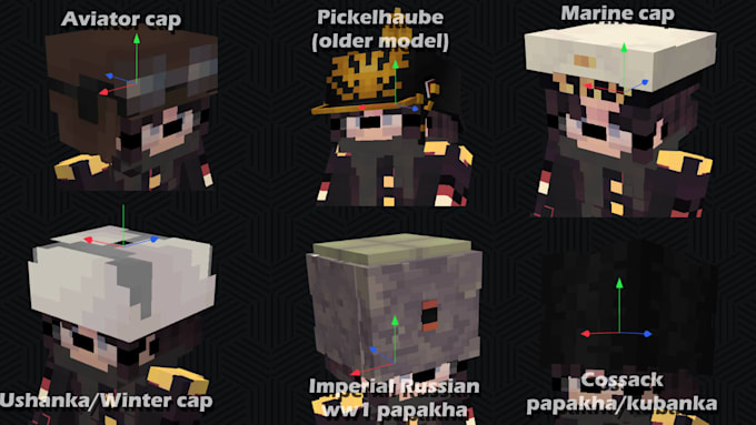 make a minecraft 3d model for you