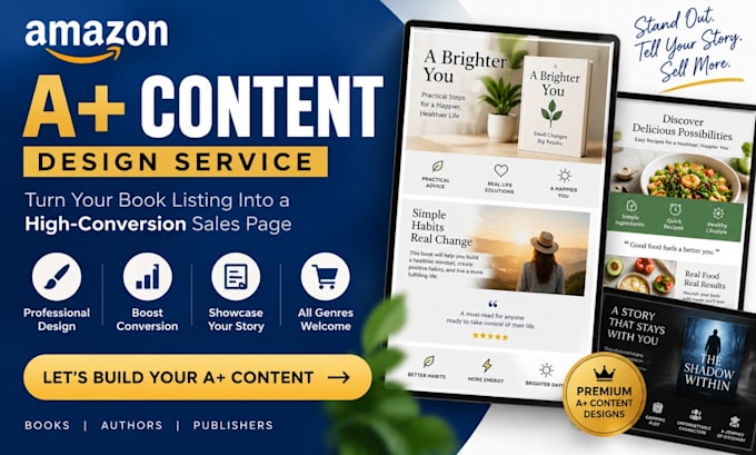 amazon a plus content and ebc for your book marketing