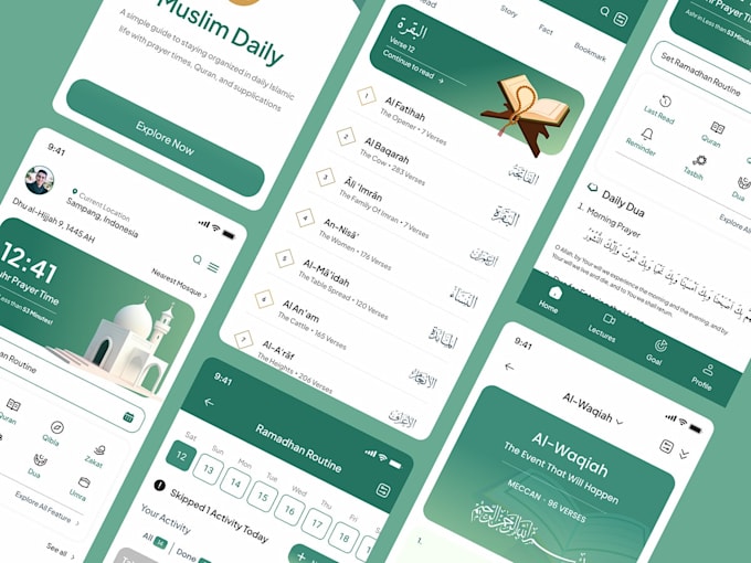 develop bible app, ramadan app, islamic app, fasting timing app, quran app
