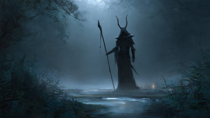 create a dark fantasy character for you