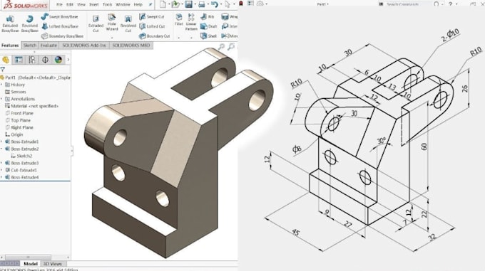professionelle 3d modelle in solidworks