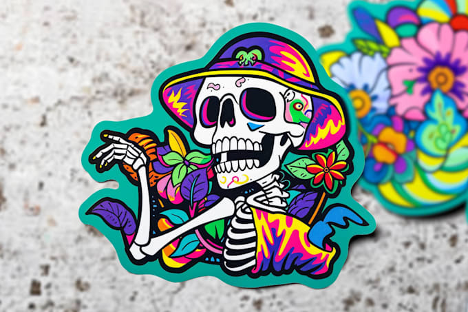 help you illustrate your die cut sticker design
