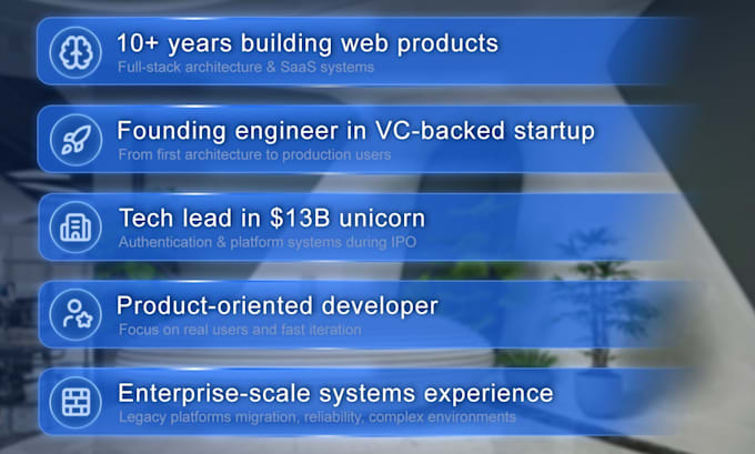 develop your web app mvp