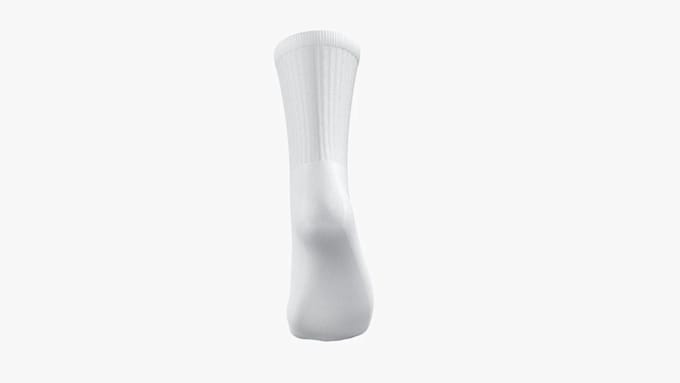 do realistic 3d socks design, rendering, product animation