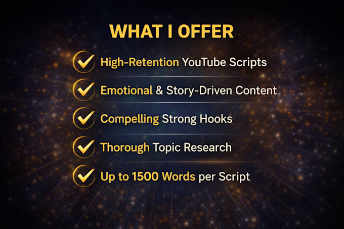 write engaging youtube video scripts and motivational speeches