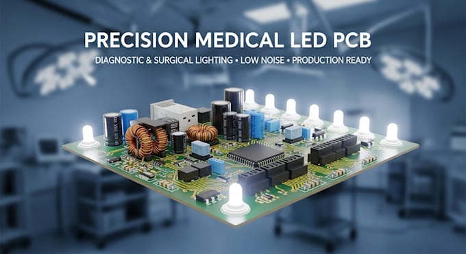 develop precision led pcb for diagnostic and surgical lights