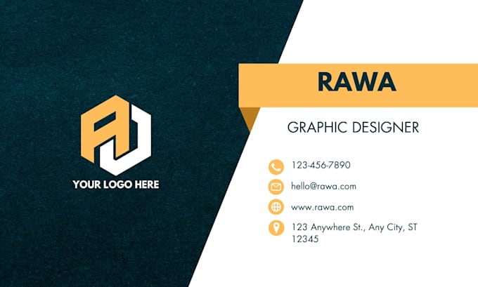do attractive , professional business card design
