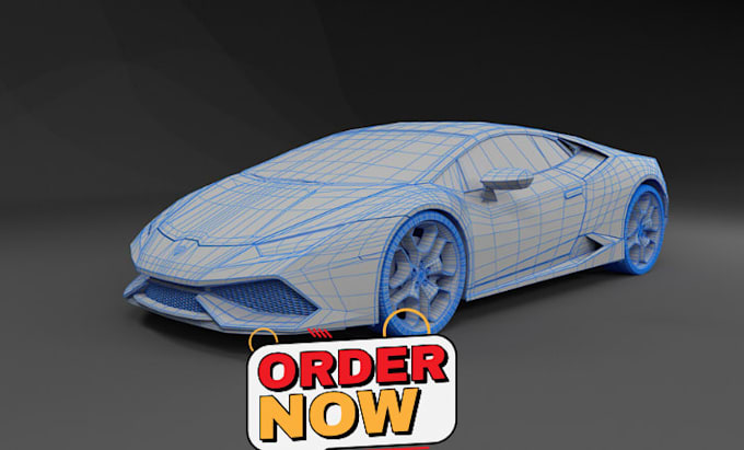 do 3d car model, 3d design ,3d printing, 3d car printing and vehicle modeling