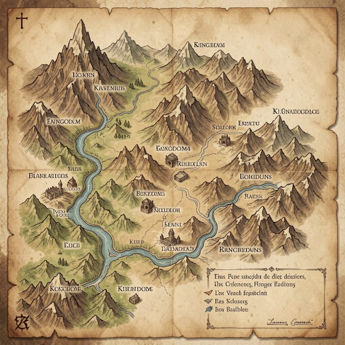 Create maps for your fantasy game, book and projects by Troruthog | Fiverr