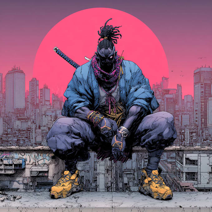amazing superhero character for comics