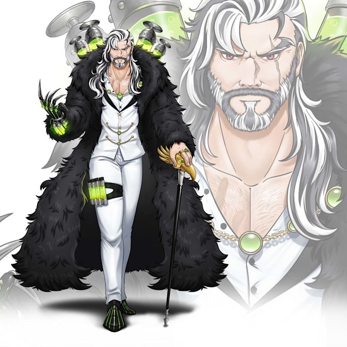 draw your original character in a high quality anime style