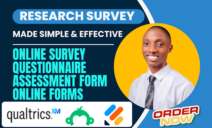 create questionnaire or assessment forms with surveymonkey, qualtrics