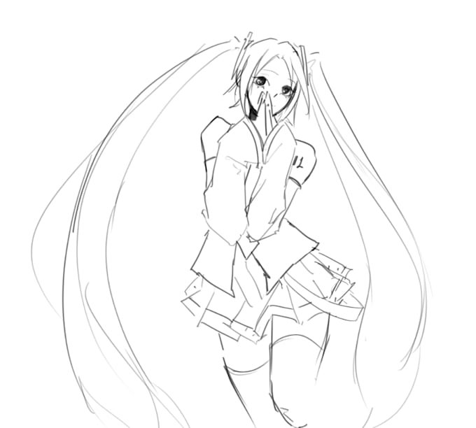 do sketches digital art