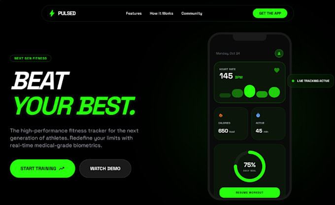 build a react landing page for your startup