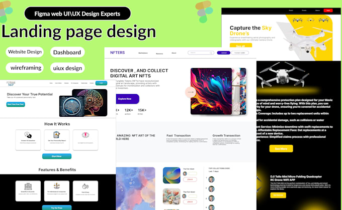 design figma website ui ux, figma design, web app and mobile app ui ux design