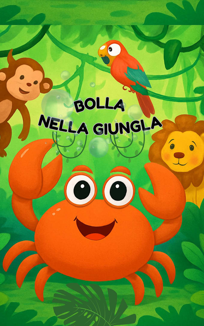 design children book, illustrations and full book layout