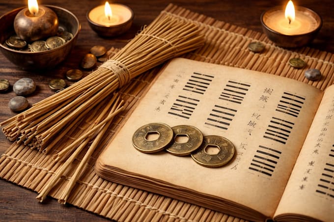 answer 5 questions to help you make a clear decision using ancient I ching