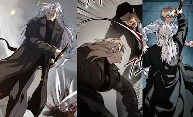 convert manga and comic into webtoon vertical format with clean layout