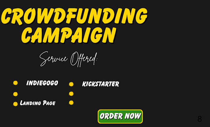 do crowdfunding promotion on indiegogo, kickstarter, gofundme