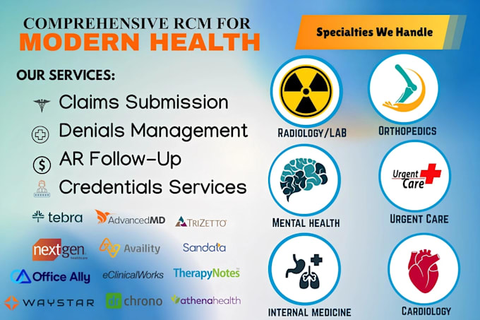 handle medical billing, claims, payment posting, and denials